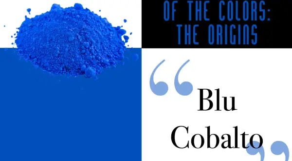 Blu cobalto, un pigmento intenso che ci fa chiedere cos'è il cobalto. Pantone 2728.