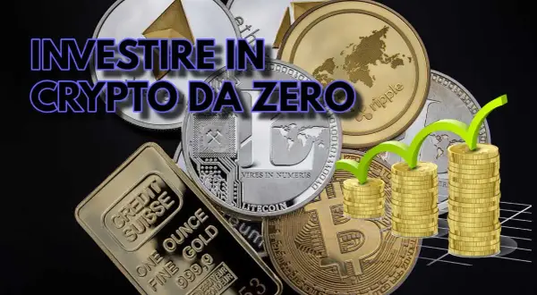 Monete crypto, lingotto d'oro e grafici in crescita: scopri come investire in criptovalute conviene partendo da zero.