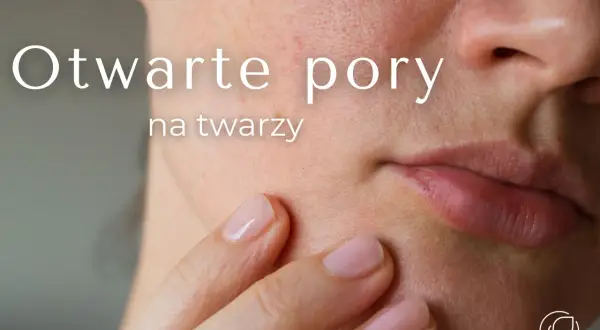 Odkryj skuteczne sposoby, jak zmniejszyć pory na twarzy i uzyskać gładką cerę. Delikatne dotknięcie palcem podkreśla teksturę skóry.