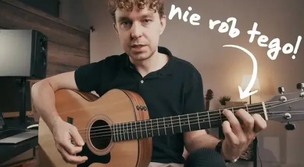 Hallelujah chwyty na gitarę - proste akordy dla początkujących