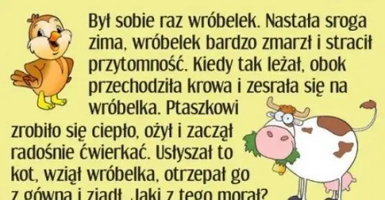 Dowcip o wróbelku: Morały, humor i ponadczasowa lekcja życia