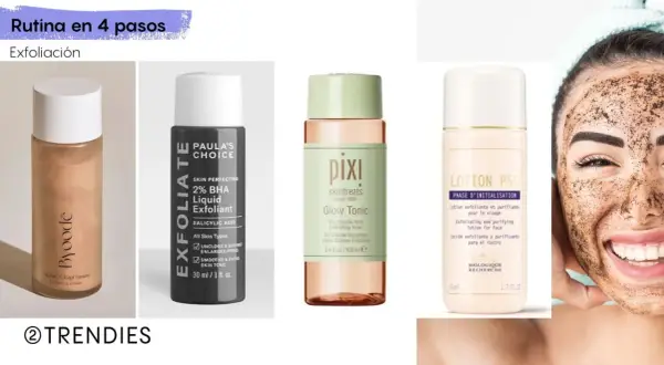 Rutina de exfoliación para una piel bonita: Byoode, Paula's Choice, Pixi y Biologique Recherche.