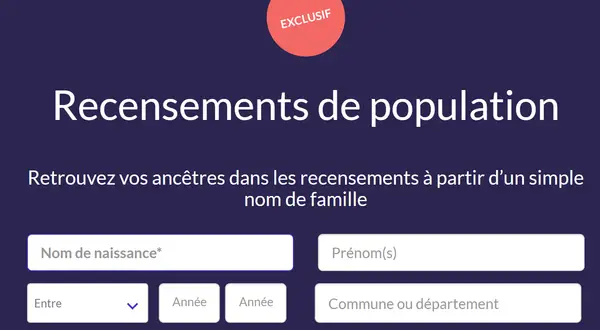 Filae Paris : recherchez vos ancêtres dans les recensements. Entrez nom, prénom, lieu et année pour retrouver votre histoire familiale.