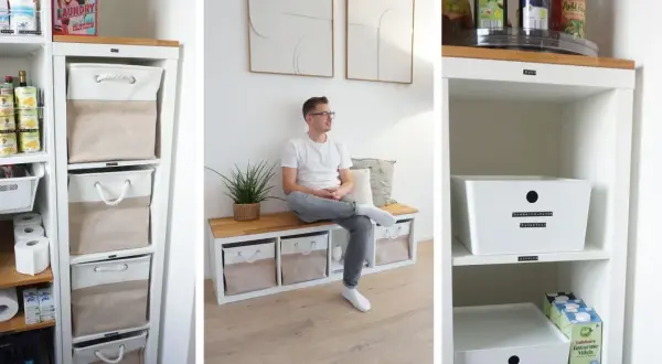 Praktische Kallax Ideen: Aufbewahrungskörbe und Boxen für Ordnung im Haushalt.