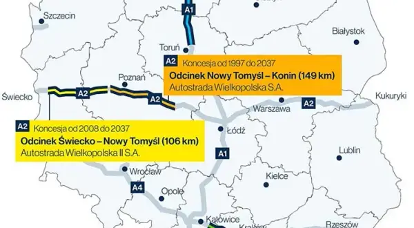 Koncesja autostrady Wielkopolska – do kiedy płacisz za A2?