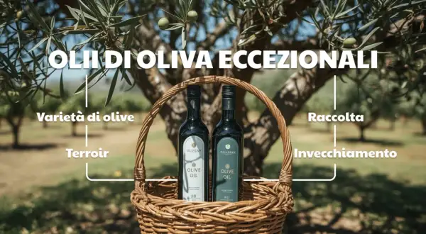 Oli d'oliva eccezionali: varietà, terroir, raccolta e invecchiamento. Il significato dell'olio IGP è qualità garantita.