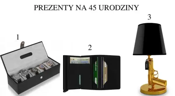 Najlepsze pomysły na prezent na 45 urodziny dla męża, które go zachwycą