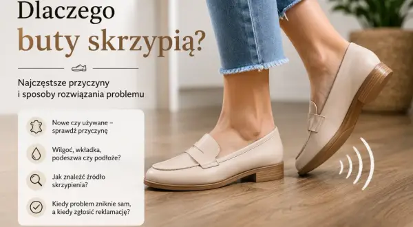 Jak zrobić, żeby buty nie skrzypiały? Poradnik o przyczynach i rozwiązaniach problemu skrzypiących butów.