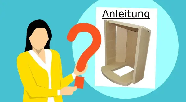 Frau mit Fragezeichen vor Anleitung zum feuerraumauskleidung selber machen.
