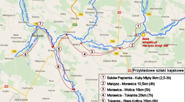 Czarna Nida kajakiem: Zaplanuj idealny spływ trasy i koszty