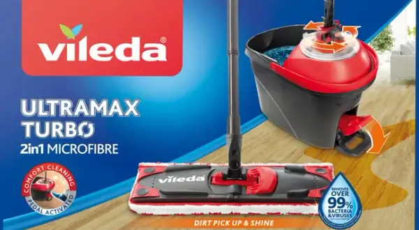 Vileda: Turbo, Ultramat, Steam? Wybierz idealny mop do Twoich podłóg