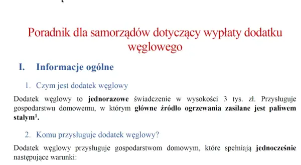 Mieszkasz w bloku? Dodatek węglowy czy Ci przysługiwał?