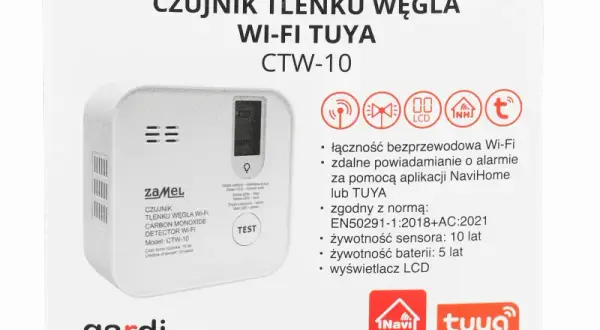 Jak wymienić baterie w czujniku czadu EURA - uniknij zagrożeń