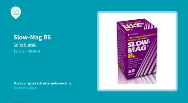Slow-Mag: Lek, nie suplement. Dlaczego to ważne dla zdrowia?
