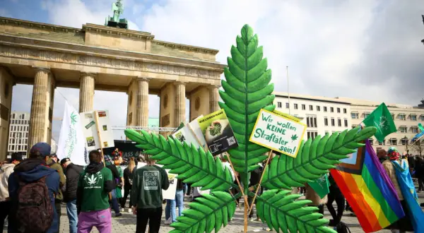 Protest w Berlinie. Ludzie domagają się legalizacji marihuany, nie chcą być traktowani jak przestępcy. Co grozi za posiadanie marihuany w Niemczech?