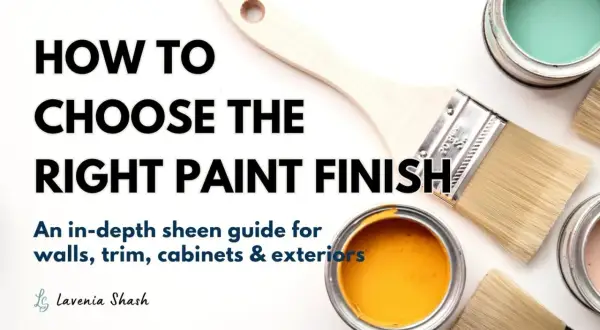 Learn about different types of paint finishes with this guide on choosing the right sheen for walls, trim, cabinets, and exteriors.