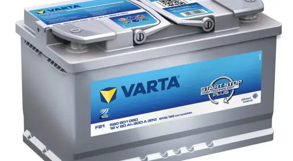 Akumulator samochodowy VARTA AGM, 12V 80Ah 800A, idealny do systemów Start-Stop.