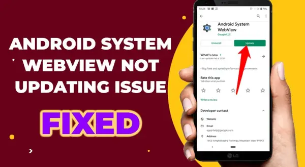 Android system webview nie chce się zaktualizować? Oto rozwiązania na problemy