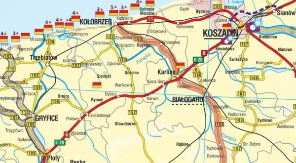 Jak dojechać do Mielna - uniknij korków i wybierz najlepszy transport