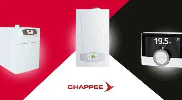 Trois chaudières à gaz Chappée et un thermostat intelligent. Découvrez quelle chaudière à gaz choisir pour votre foyer.