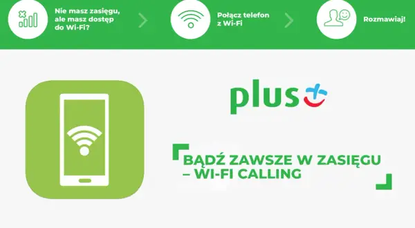 Jak włączyć Wi-Fi Calling Plus? Brak zasięgu? Połącz telefon z Wi-Fi i rozmawiaj! Bądź zawsze w zasięgu.