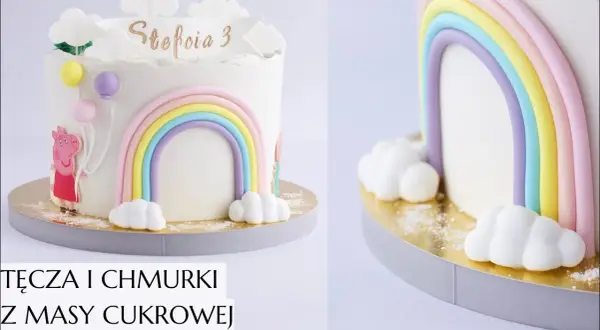 Jak przykleić ozdoby z masy cukrowej do tortu w prosty sposób