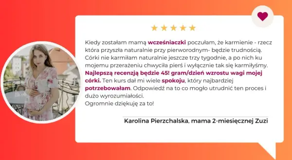 Karolina, mama wcześniaków, dzieli się historią o tym, jak rozkręcić laktację. Jej córka przybrała 45g/dzień, co jest najlepszą recenzją!