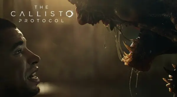 Przerażający potwór z The Callisto Protocol zbliża się do przerażonego bohatera. Poradnik pomoże Ci przetrwać.