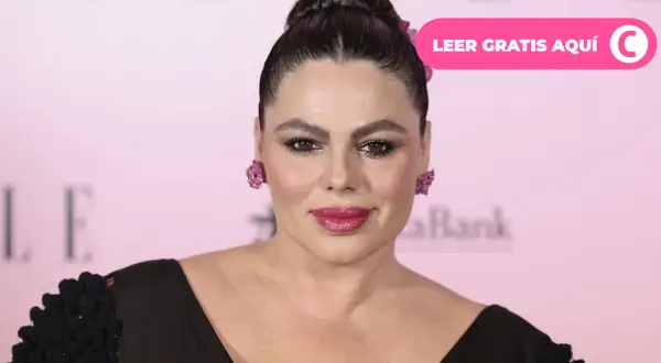 Marisa Jara, antes delgada, luce un maquillaje glamuroso y pendientes llamativos en un evento.