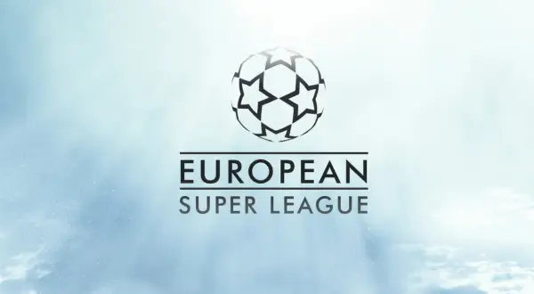 Logo European Super League, symbolizujące nową erę w piłce nożnej.