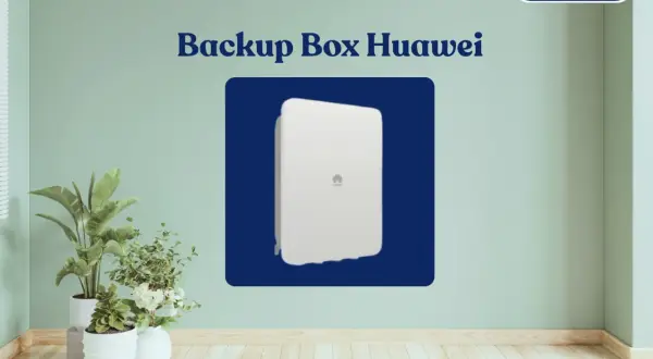 Caja de respaldo Huawei para energía solar.