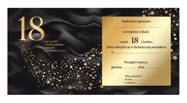 Zaproszenia na 18. urodziny: Wzory, teksty i gotowe pomysły!