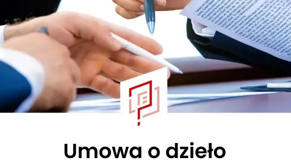 Podpisanie umowy o dzieło. Dyskutowanie o szczegółach i podatkach związanych z realizacją projektu.
