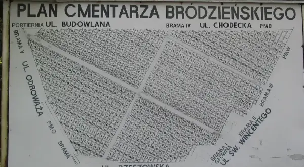 Jak znaleźć zmarłego na cmentarzu bródnowskim - krok po kroku
