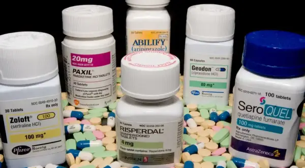 Leki psychotropowe lista: Zoloft, Paxil, Abilify, Geodon, Risperdal, Seroquel.