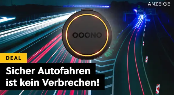 Ooono Blitzer warnt vor Gefahren auf der Autobahn. Sicher Autofahren ist kein Verbrechen!
