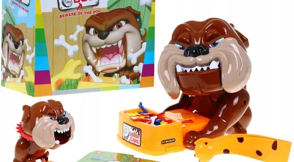 Zabawki dla buldoga francuskiego: gra "Bad Dog" z figurkami i akcesoriami. Idealne dla małych miłośników psów.