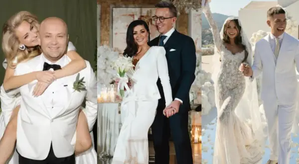 Trzy pary młode świętują miłość. Zobacz najbardziej egzotyczne miejsca w których polskie gwiazdy brały ślub.