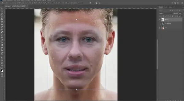 Rozjaśnij twarz w Photoshopie naturalny efekt bez plastiku