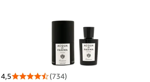 Elegancka czarna butelka i opakowanie Acqua di Parma Colonia Essenza.