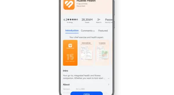 Aplikacja do zegarka Huawei Health, Twój towarzysz zdrowia i fitness. Zobacz dane, śledź aktywność i dbaj o formę.