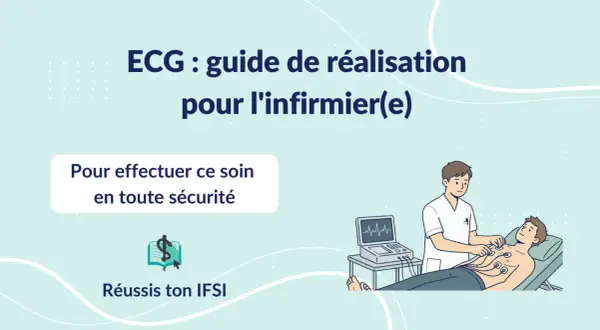 Un infirmier aide un patient à faire un ECG. Le guide explique comment réaliser cet examen en toute sécurité.