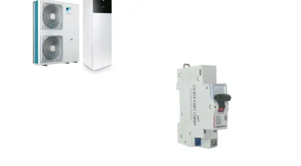 Pompe à chaleur Daikin et disjoncteur différentiel type A ou AC Legrand, essentiels pour la sécurité de votre installation.