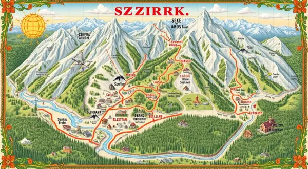 Szczyrk trasy rowerowe mapa - znajdź idealne szlaki dla siebie