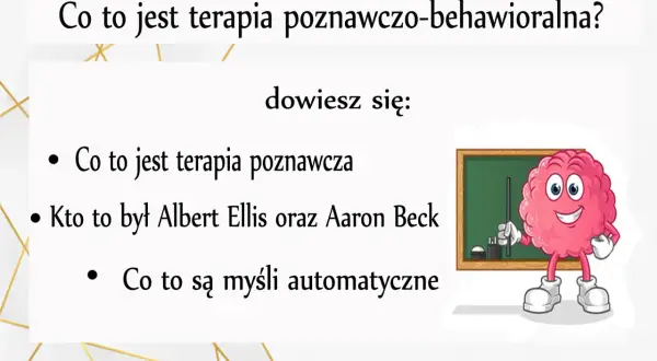 Terapia poznawczo-behawioralna: poznaj jej podstawy, twórców i myśli automatyczne. Klucz do **restrukturyzacji poznawczej**.