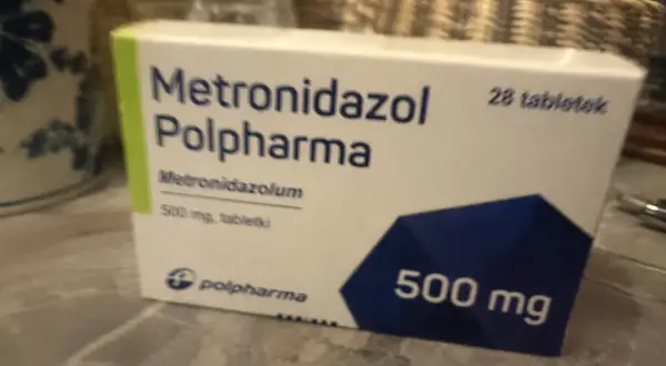 Opakowanie Metronidazolu Polpharma 500 mg, 28 tabletek. Sprawdź aktualną metronidazol cena.