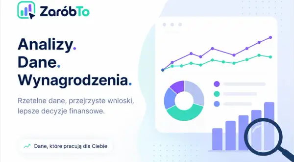 Analizy wynagrodzeń i danych. Zrozumienie trendów, by uniknąć najniższej średniej krajowej. Dane pracujące dla Ciebie.