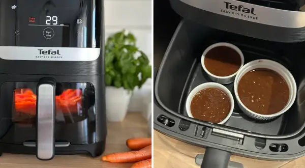 Co można robić w air fryer? Piecz marchewki lub przygotuj deser w pucharkach.
