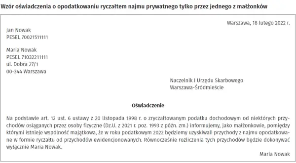 Jak zapłacić ryczałt za wynajem i uniknąć problemów z fiskusem