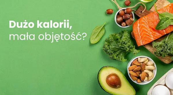 Dużo kalorii, mała objętość? Dowiedz się, jak przytyć zdrowo, jedząc awokado, łososia, orzechy i jajka.